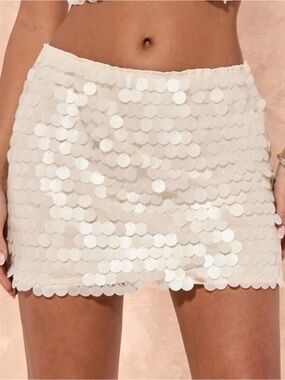 Sequin Mini Skirt